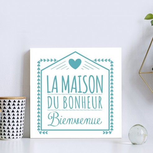 Tableau la maison du bonheur