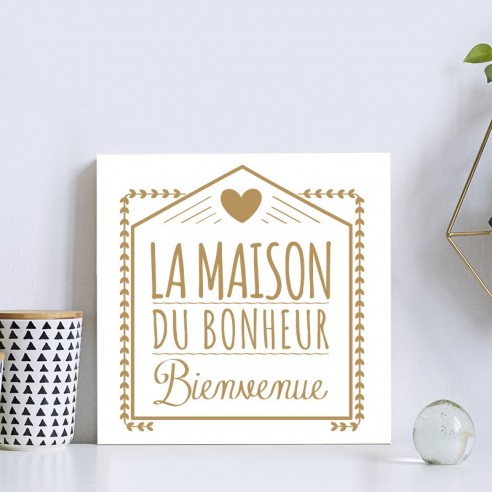 Tableau la maison du bonheur