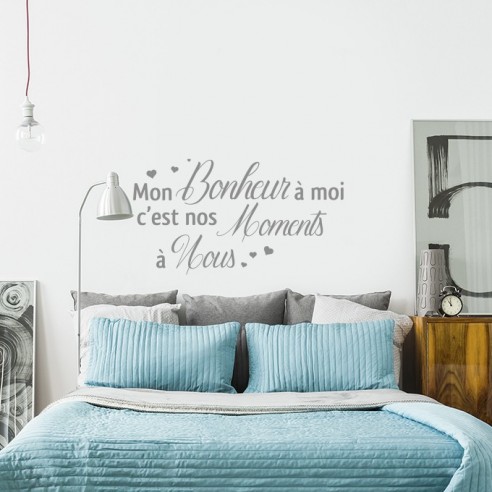 Sticker mon bonheur à moi c'est nos moments à nous
