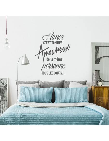 Sticker aimer c'est tomber amoureux