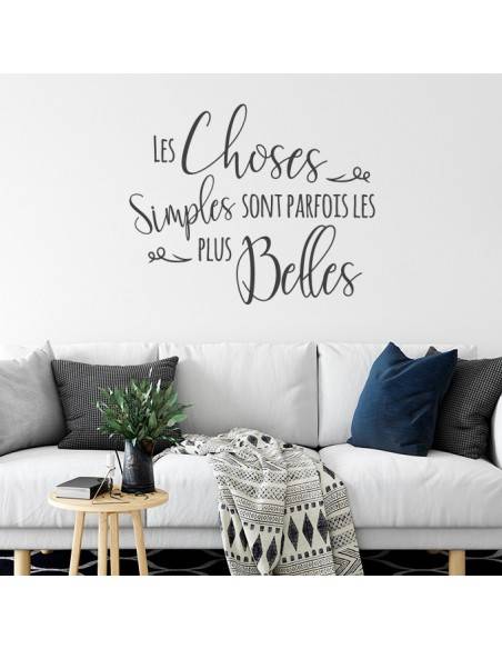 Sticker les choses simples sont souvent les plus belles