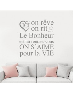 Sticker ici on rêve, on rit 2