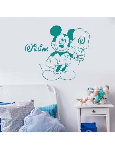 Sticker Mickey personnalisé avec prénomn