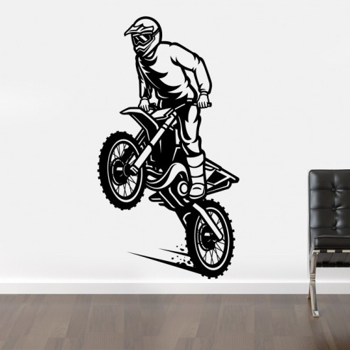 Sticker willing moto cross