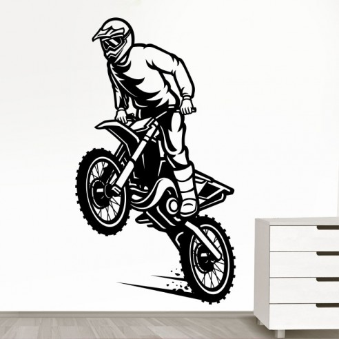 Sticker willing moto cross