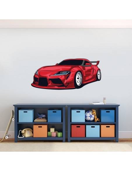 Sticker voiture de sport