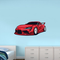 Sticker voiture de sport