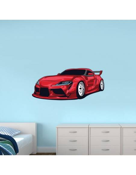 Sticker voiture de sport