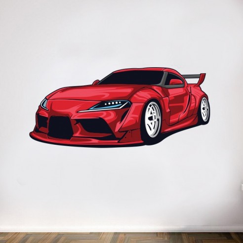 Sticker voiture de sport