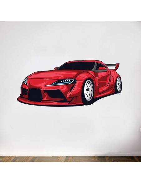 Sticker voiture de sport