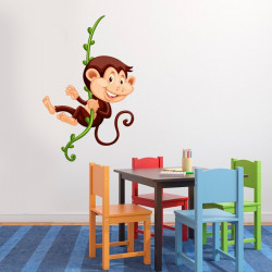 Sticker petit singe