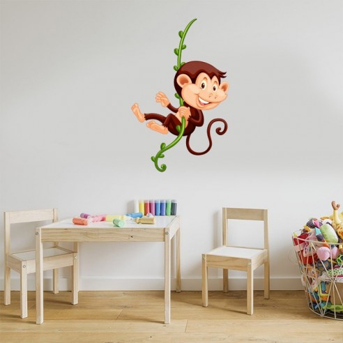 Sticker petit singe