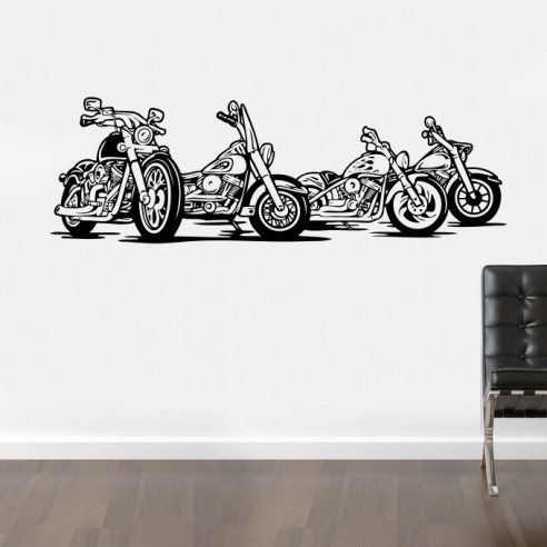 Sticker biker moto choppers