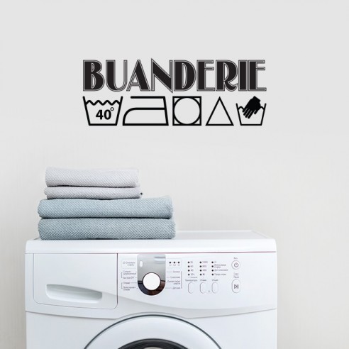 Sticker buanderie