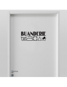 Sticker buanderie 2