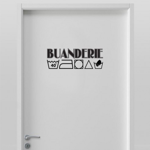 Sticker buanderie