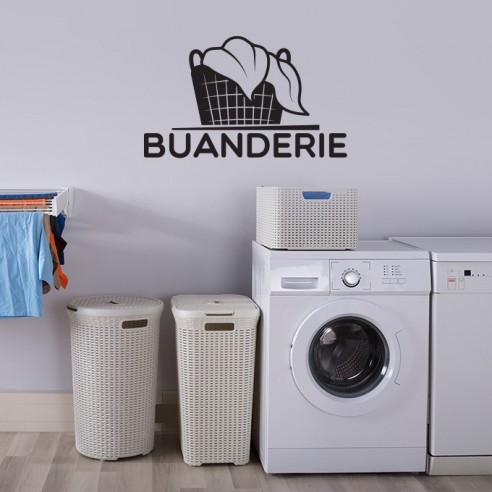 Sticker buanderie