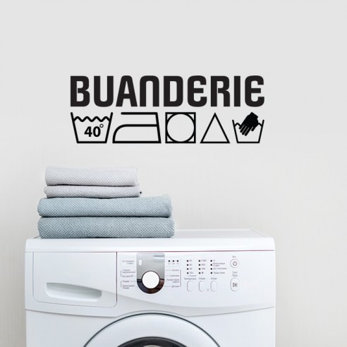 Sticker buanderie