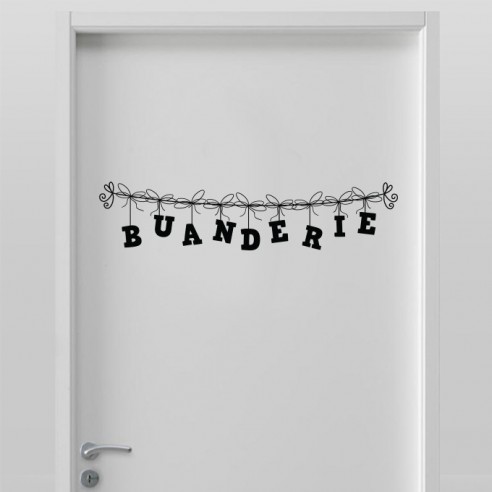 Sticker buanderie