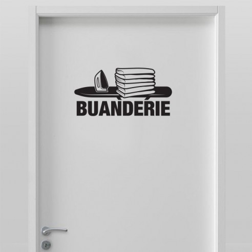 Sticker buanderie