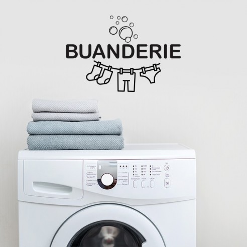 Sticker buanderie