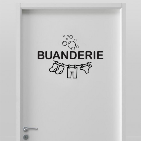 Sticker buanderie