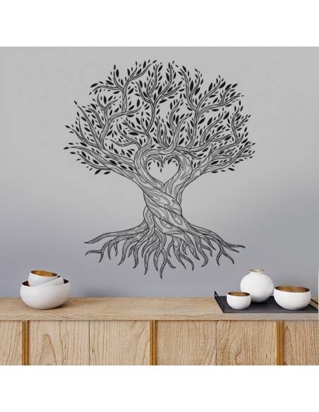 Sticker arbre coeur