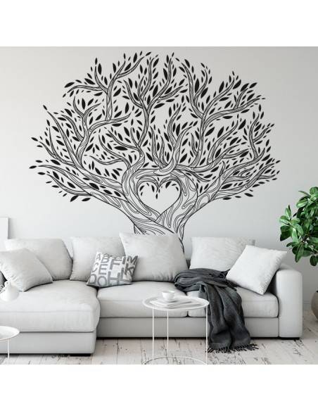 Sticker arbre coeur