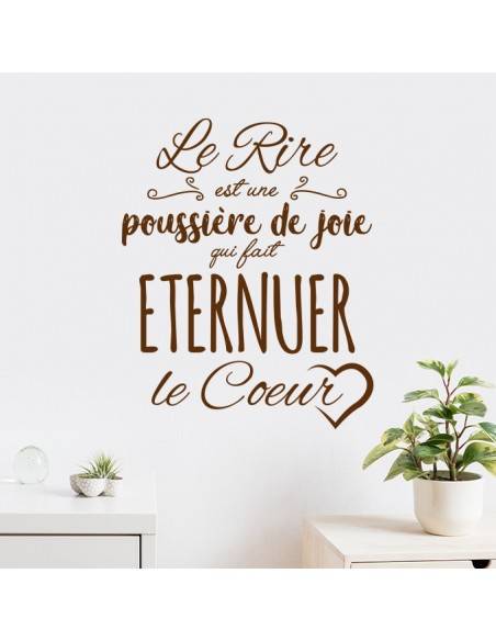 Sticker le rire est une poussière de joie