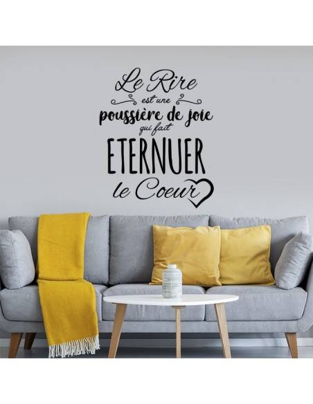 Sticker le rire est une poussière de joie