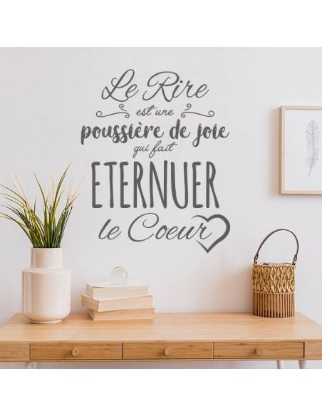 Sticker le rire est une poussière de joie