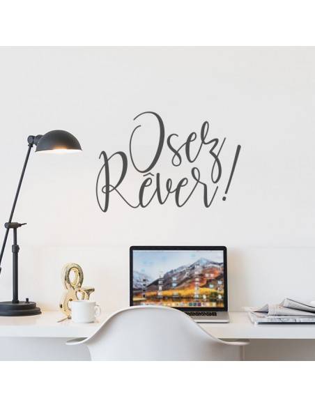 Sticker osez rêver