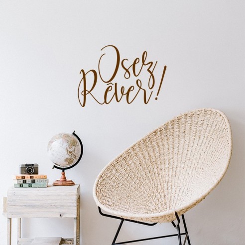 Sticker osez rêver