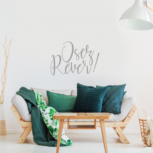 Sticker osez rêver