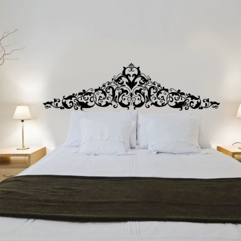 Sticker ornement tête de lit