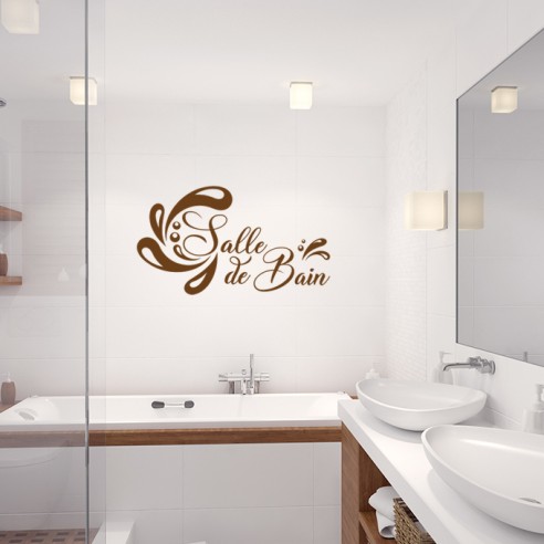 Sticker salle de bain