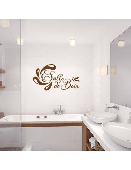 Sticker salle de bain