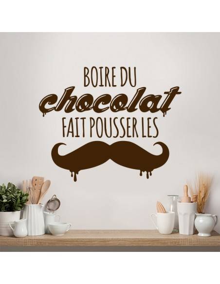sticker le chocolat fait pousser les moustaches
