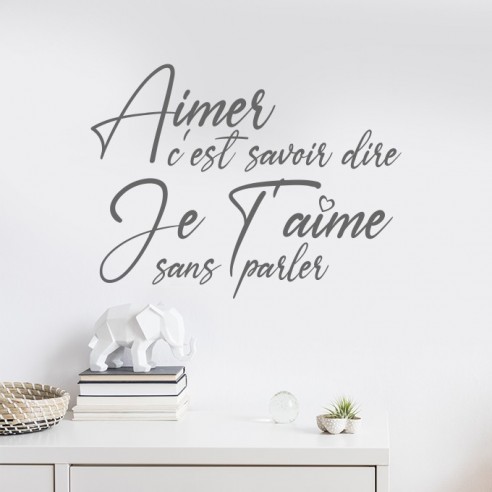 Sticker citation amour