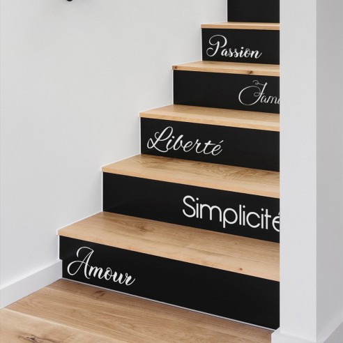 stickers citation escalier