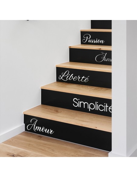 stickers citation escalier