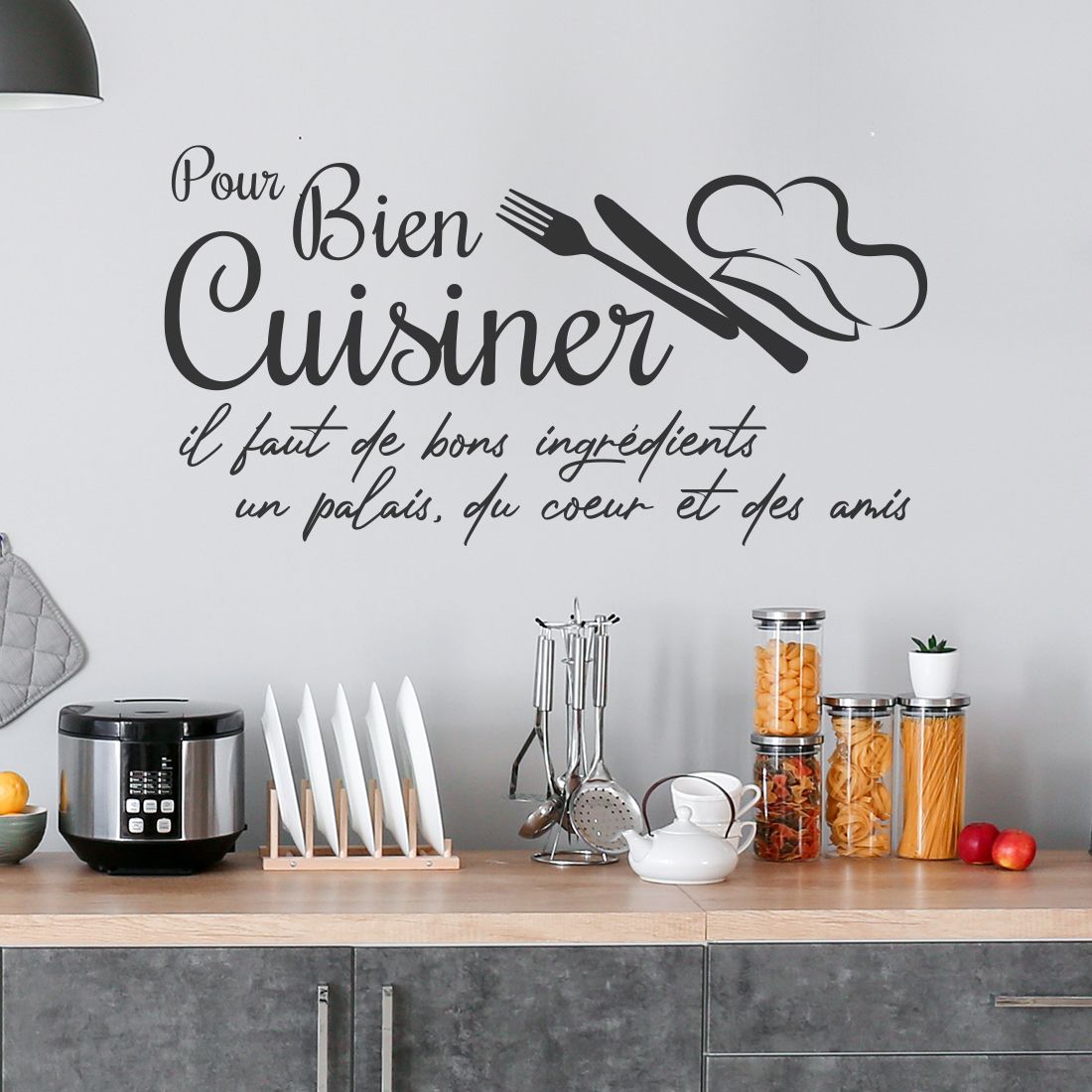 Stickers citation bonne cuisine