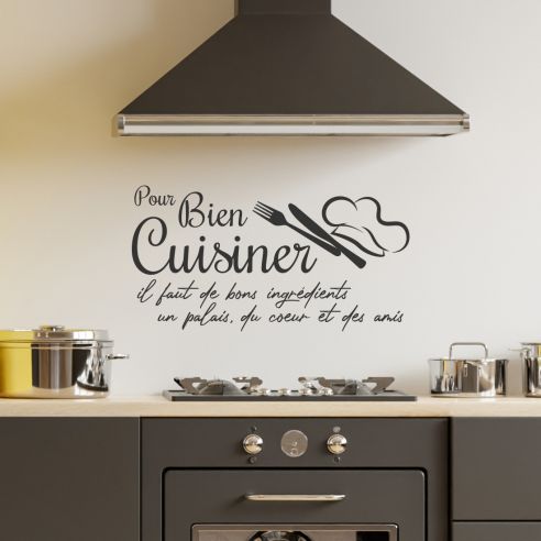 Stickers pour bien cuisiner il faut