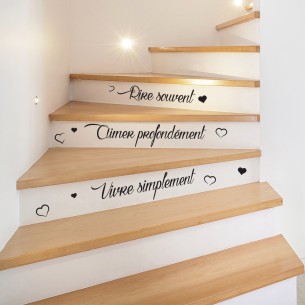 stickers citation escalier