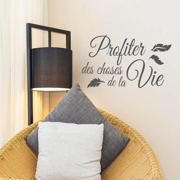 stickers profiter des choses de la vie