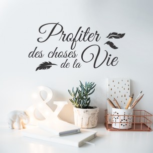 stickers profiter des choses de la vie 2
