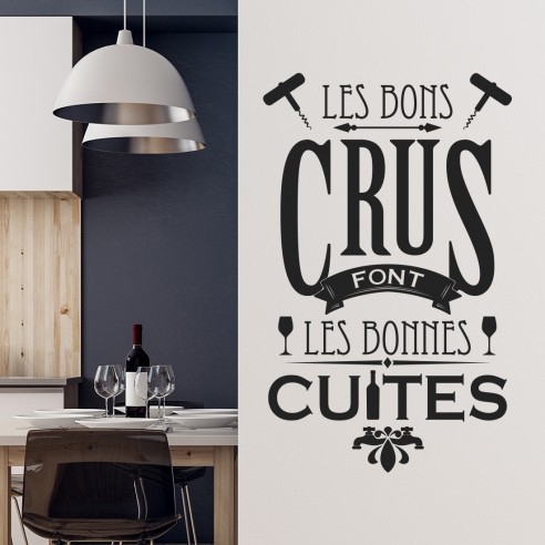 stickers les bon crus font les bonnes cuites