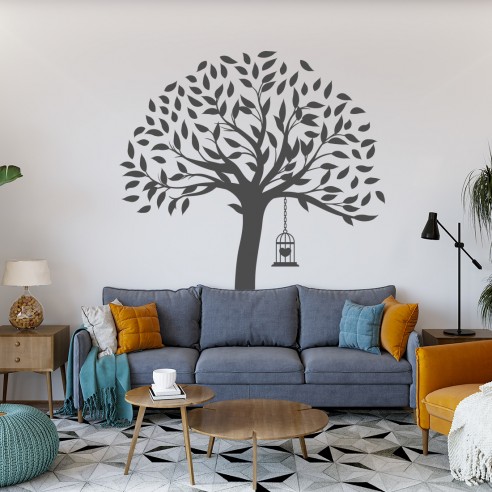 Les stickers muraux avec les arbres décoratifs sont produit sous 8