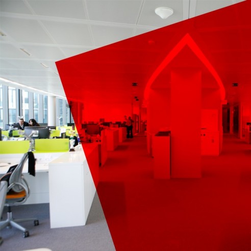 Adhésif transparent rouge Adhésif transparent rouge