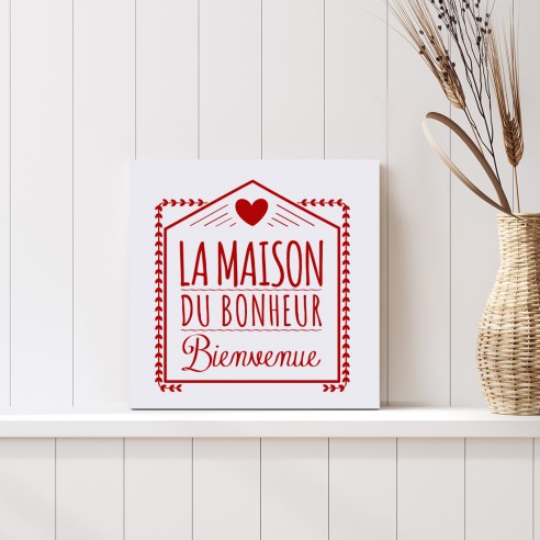 Tableau la maison du bonheur